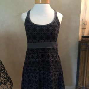 Soybu Yoga Dress Red and Aqua print